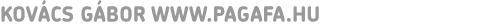 KOVÁCS GÁBOR WWW.PAGAFA.HU
