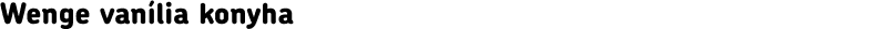 Wenge vanília konyha