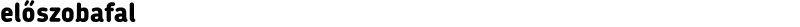 előszobafal