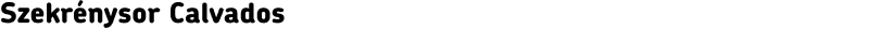 Szekrénysor Calvados