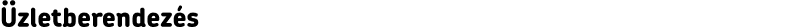 Üzletberendezés
