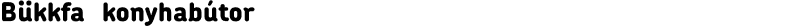 Bükkfa  konyhabútor