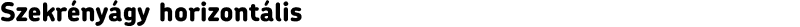 Szekrényágy horizontális
