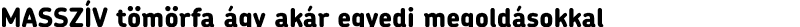 MASSZÍV tömörfa ágy akár egyedi megoldásokkal 