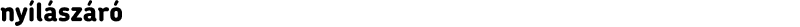 nyílászáró