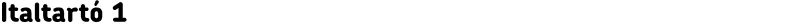Italtartó 1