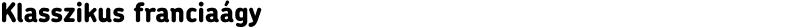Klasszikus franciaágy