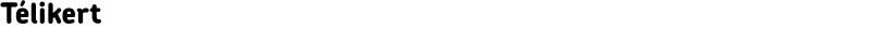 Télikert
