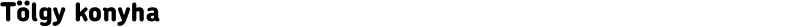 Tölgy konyha
