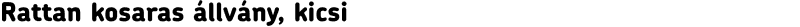 Rattan kosaras állvány, kicsi
