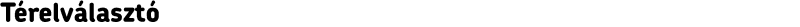 Térelválasztó