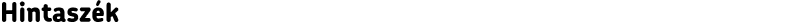 Hintaszék