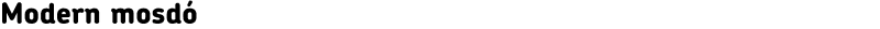 Modern mosdó
