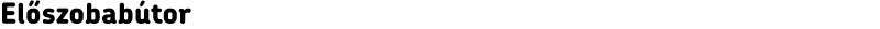 Előszobabútor