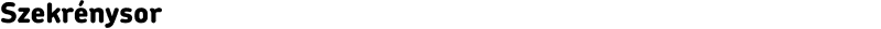 Szekrénysor  