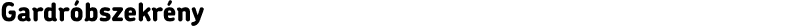 Gardróbszekrény