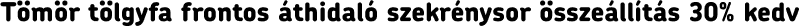 Tömör tölgyfa frontos áthidaló szekrénysor összeállítás 30% kedvezménnyel! 