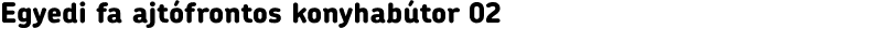 Egyedi fa ajtófrontos konyhabútor 02