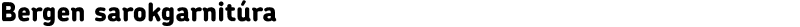 Bergen sarokgarnitúra 