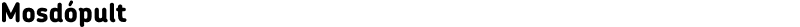 Mosdópult