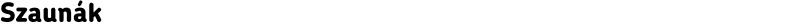Szaunák