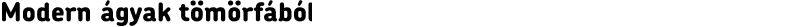 Modern ágyak tömörfából